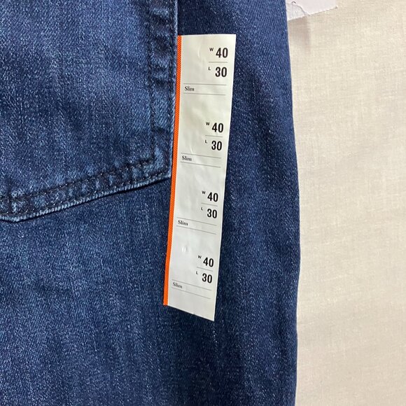 Goodfellow & Co Men's 40X30 Brooks Mid Rise Heavyweight Slim Fit Leg Full Jeans - Picture 10 of 16